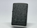 チタン・Zippo 送料無料 ZIPPO[ジッポー]4面連続加工 アラベスクシリーズ 黒チタンコーティング 2TIBK-4KARA【楽ギフ_包装】