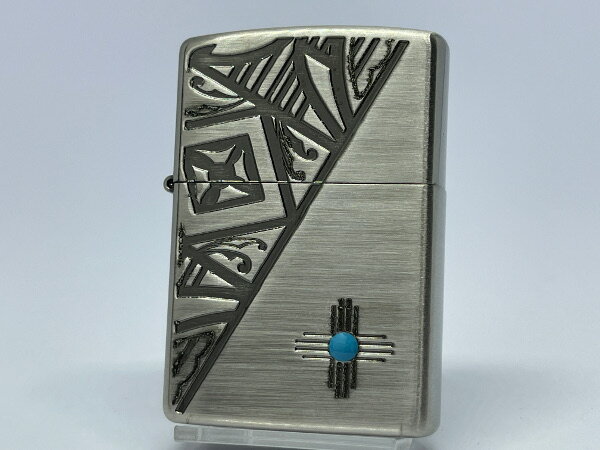 【送料無料】ZIPPO[ジッポー]両面加工 NATIVE AMERICAN ネイティブアメリカン ニ ...