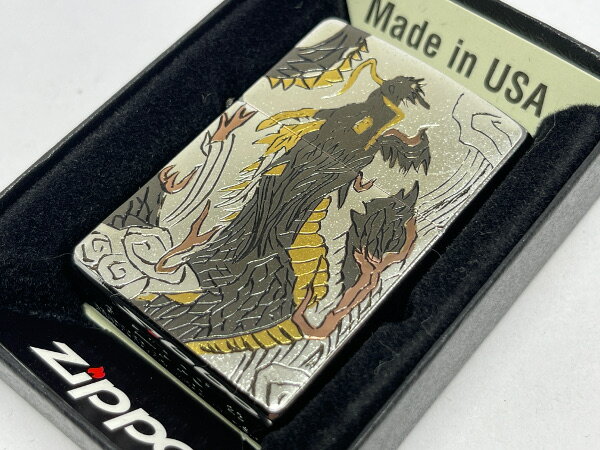 ZIPPO[ジッポー]伝統工芸 電鋳板 昇り龍【楽ギフ_包装】