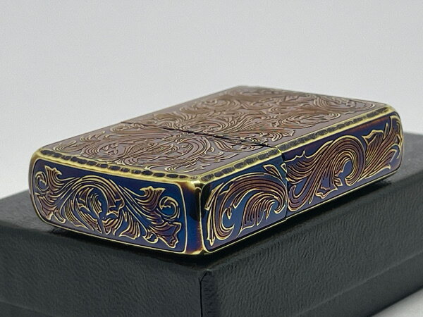 送料無料 ZIPPO[ジッポー]アーマー5面加工 KING2 GI 金イブシ【楽ギフ_包装】