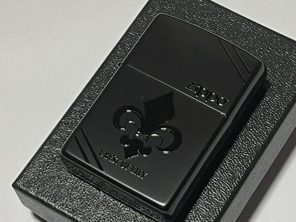 送料無料 ZIPPO[ジッポー]2面連続盛上げペイント加工 EMBOS PRINT ユリ 2BKR-YURI【楽ギフ_包装】