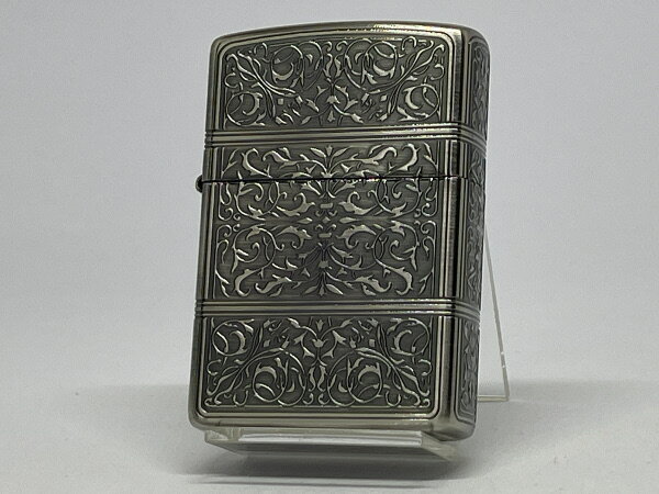 送料無料 ZIPPO[ジッポー]4面精密エッチング アラベスクデザイン 4面アラベスクB－NIニッケル古美【楽..