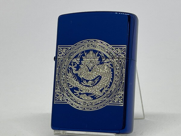 送料無料 ZIPPO[ジッポー]KING DRAGON キングドラゴン BLS ブルー【楽ギフ_包装】