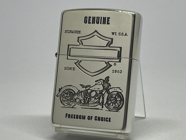 送料無料 ZIPPO[ジッポー]HARLEY-DAVIDSON ハーレーダビッドソン バイク柄 HDP-80【楽ギフ_包装】