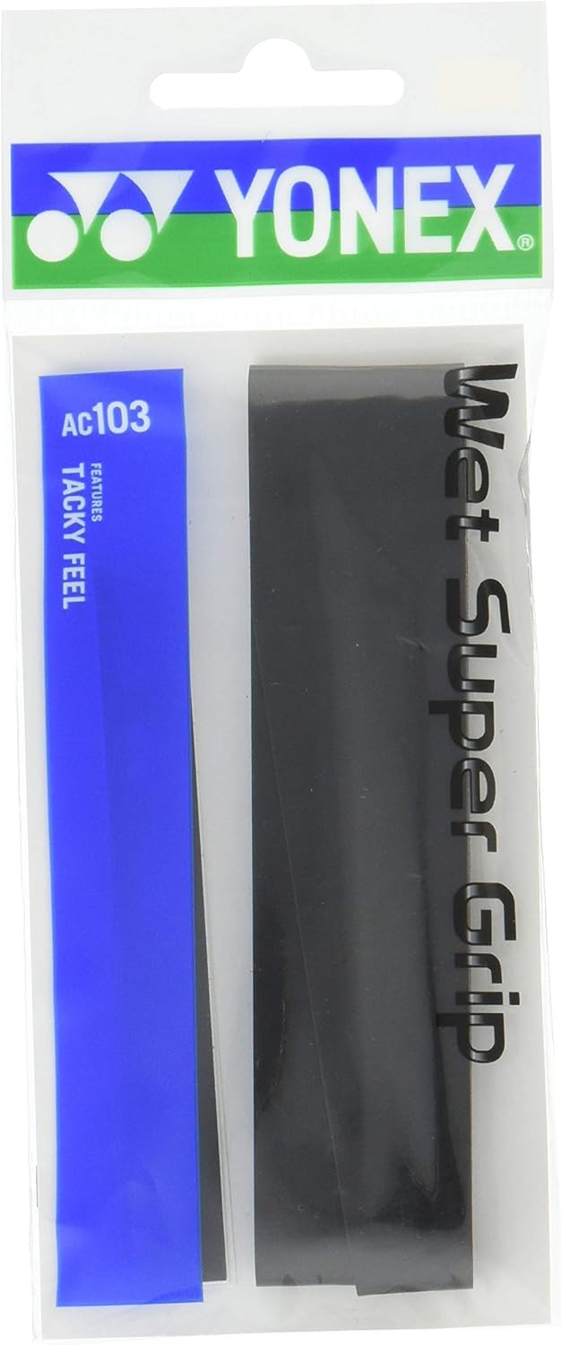 ヨネックス ウェットスーパーグリップ1P yonex AC103 (007)ブラック オーバーグリップ テニス ソフトテニス アクセサリー