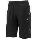 ミズノ ウォームアップハーフパンツ 吸汗速乾 スタンダードフィット MCライン mizuno 32MD2111 09 ブラック メンズ ランニング ウォーキング...