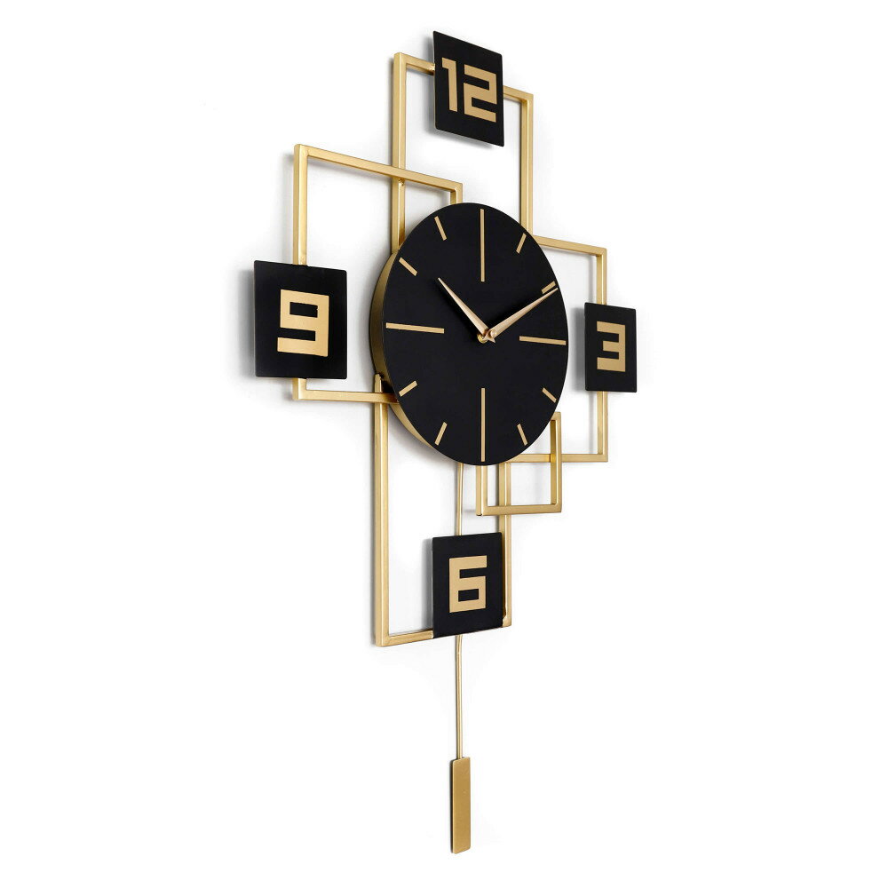 アルテ ダル モンド Arte Dal Mondo (アルテダルモンド) 掛け時計 OW033A Square and Circles 2 イタリア デザイン クオーツ 掛時計【正規輸入品】