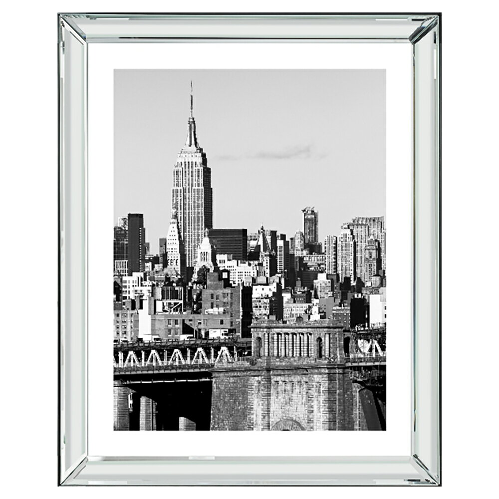 ブルックペース Brookpace Fine Arts ピクチャー アート (鏡面仕上げ 額縁 フレーム) シティ マンハッタンコレクション NYC Skyline I ニューヨークの風景 BVL220 イギリス製 正規輸入品