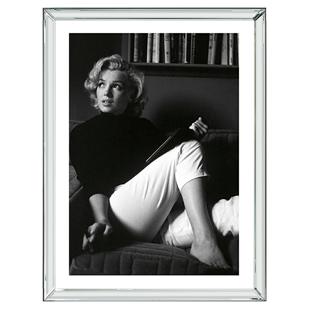 ブルックペース Brookpace Fine Arts ピクチャー アート (鏡面仕上げ 額縁 フレーム) マリリン モンロー (マリリンモンロー Marilyn Monroe) マンハッタン コレクション 本 BVL362 イギリス製 正規輸入品