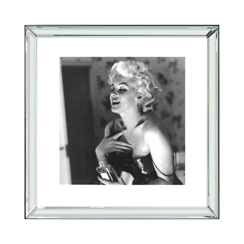 ブルックペース Brookpace Fine Arts ピクチャー アート (鏡面仕上げ 額縁 フレーム) マリリン モンロー (マリリンモンロー Marilyn Monroe) マンハッタン コレクション 香水とモンロー BVL37 イギリス製 正規輸入品