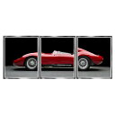 ブルックペース Brookpace Fine Arts ピクチャー アート （額縁 フレーム 3枚1セット） トリプティクコレクション 自動車 Maserati マセラティ250S ファントゥッツィ TT10 イギリス製 正規輸入品