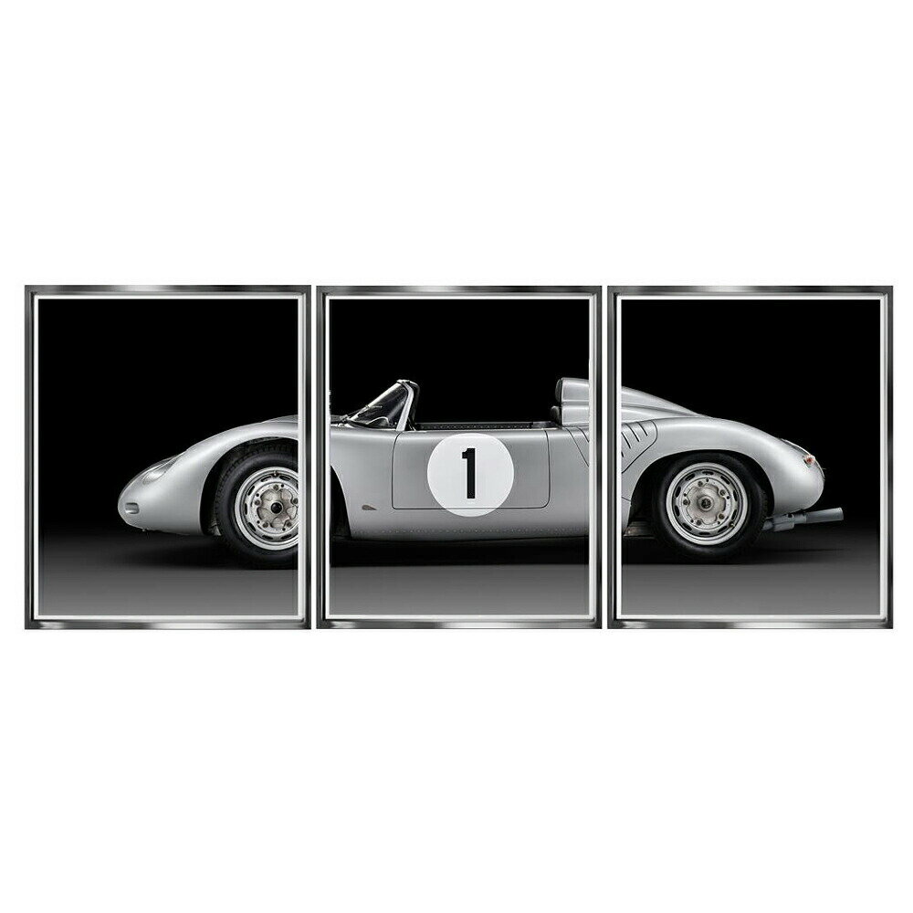 ブルックペース Brookpace Fine Arts ピクチャー アート （額縁 フレーム 3枚1セット） トリプティクコレクション Porsche718 RSK ポルシェ718 RSK TT9 イギリス製 正規輸入品