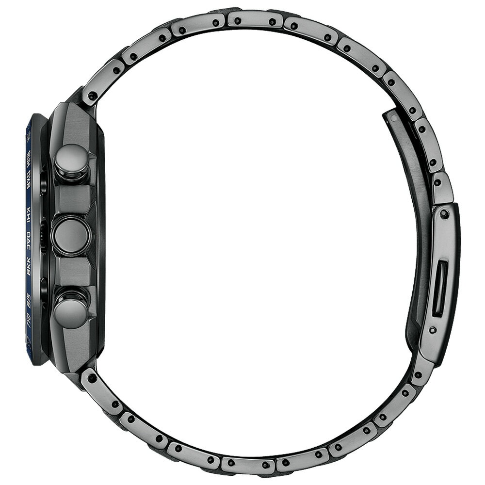 シチズン CITIZEN ATTESA アテッサ CB5967-66L エコドライブ メンズ ACT Line ブラックチタン 電波 長期保証5年付き