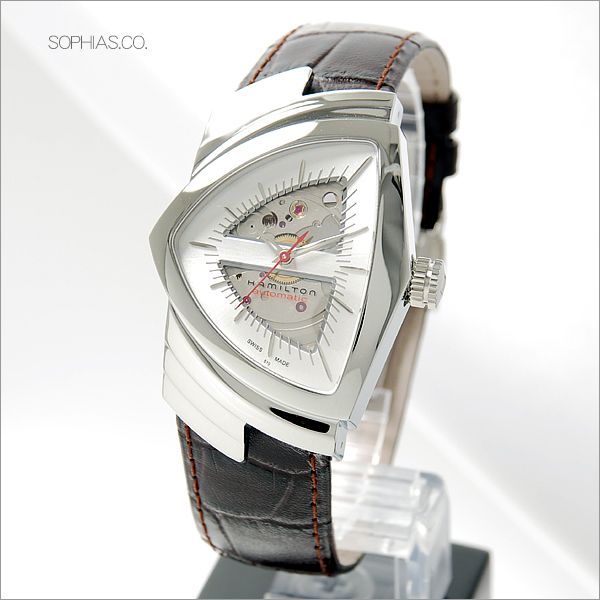 【長期保証3年付】HAMILTON ハミルトン 腕時計 H24515551 アメリカン クラシック ベンチュラ 自動巻きレザー [WAT17]