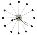 ハワードミラー クオーツ (電池式) 掛け時計 [625-527] HOWARD MILLER BALL CLOCK II アメリカ製 正規輸入品