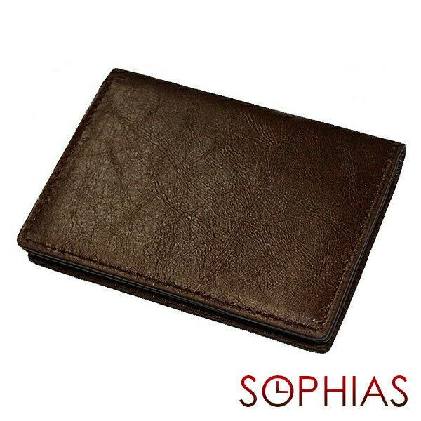 ジョン・ハリソン J.HARRISON JWT-004DBR 牛革ビンテージ風 名刺・カード入れ ダークブラウン