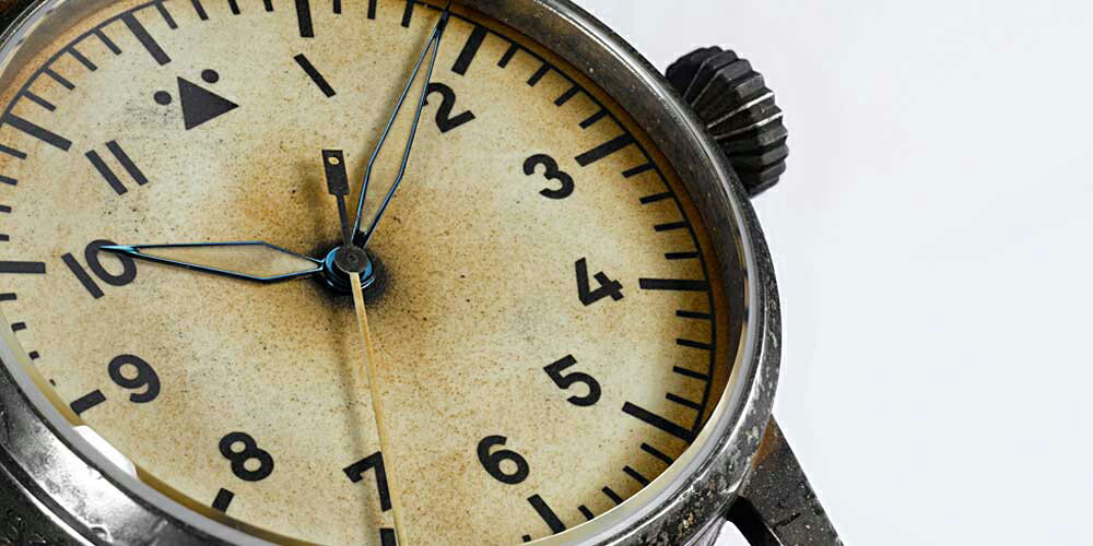 【長期保証5年付】ラコ メンズ腕時計 Laco 861945 ORIGINAL PILOT Florenz Erbstuck オリジナル パイロット フローレンツ エアブシュトゥック 手巻 正規輸入品