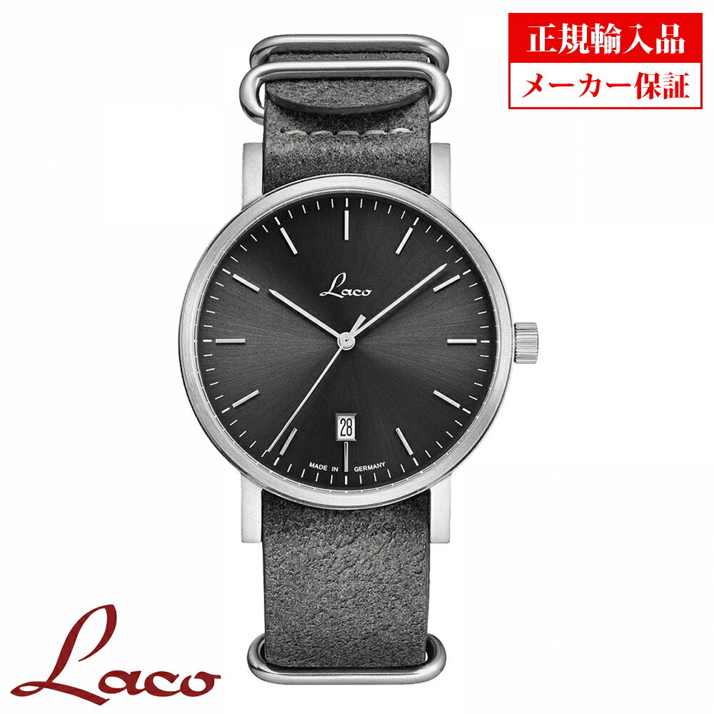 ラコ メンズ腕時計 Laco 862078 CLASSIC Stone40 クラシック ストーン40 自動巻 正規輸入品