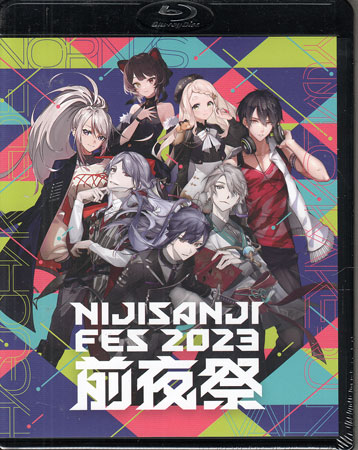 【ストーリー】2023年12月22日に行われた「にじさんじフェス2023　前夜祭」の模様を収録。 【収録内容】1) Opening2) ぶっ飛んでラニカイ3) ビューティーMYジンセイ！4) オリジナルメドレー（響鳴 / Sugar Shack / Q）5) MC：樋口楓6) だってアタシのヒーロー。7) Bravery? Naturally?8) 人間じゃないよな9) Overdose10) MC：夢追翔11) オリジナリティ欠乏症12) 音楽なんざクソくらえ13) MC：夢追翔14) 虹の在り処15) fantasy/reality16) Through the glass17) ないものねだり18) MC：Nornis19) オリジナルメドレー（Abyssal Zone / Transparent Blue）20) salvia21) SHOOTING DELTA22) No Reason.23) 浮世の演舞24) MC：VΔLZ25) セカイはまだ始まってすらいない26) 扉27) 絶頂讃歌（夢追翔、Nornis）28) できっこないを やらなくちゃ（樋口楓、VΔLZ）29) MC：全員30) Virtual Strike31) 虹色のPuddle32) MC：全員33) Hurrah！【特典内容】封入特典：ライブ本編映像／出演者によるオーディオコメンタリー（前半：樋口楓、夢追翔／後半：Nornis、VΔLZ）／ブックレット（4P）タイトルにじさんじフェス2023 前夜祭監督出演者にじさんじ受賞・その他発売日2024年10月16日発売元・レーベルにじさんじレコード仕様メディア形態Blu-rayリージョンコードフリー言語字幕収録時間150分JANコード4570105141367製品コードNJSJ-170