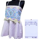 綿100%アウターキャミソール(38)白地に刺繍(4)