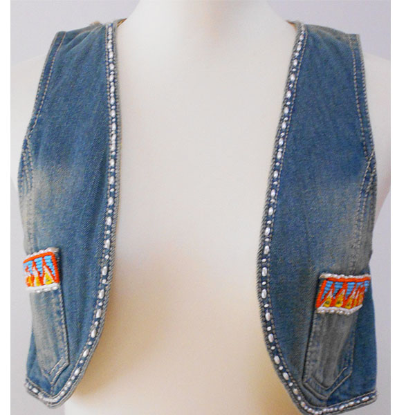 【値下げしました！】デニム素材のショートボレロM寸