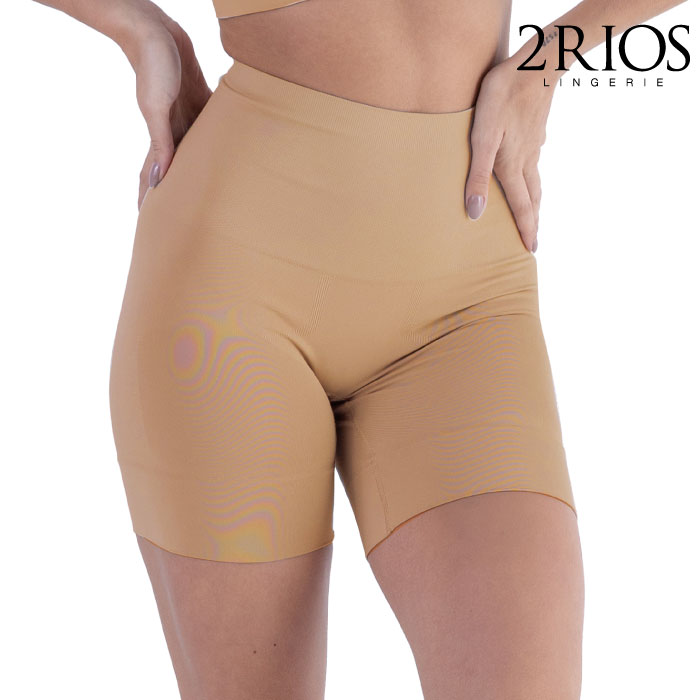 2RIOS ドイスヒオス◆ブラジル 下着 インナーウェア ブラジリアンランジェリー ショーツ パンツ シンプル 無地 スタンダード ハイウエスト マイクロファイバー ショートガードル ロングパンツ ガードル 2r-46015