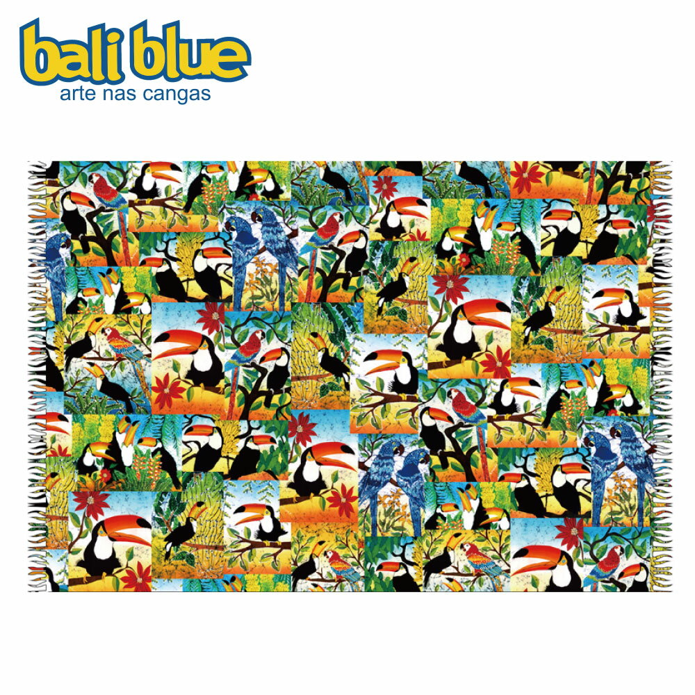 bali blue バリブルー◆ブラジル ビーチ ビーチウェア パレオ 水着 パッチワーク風 ...