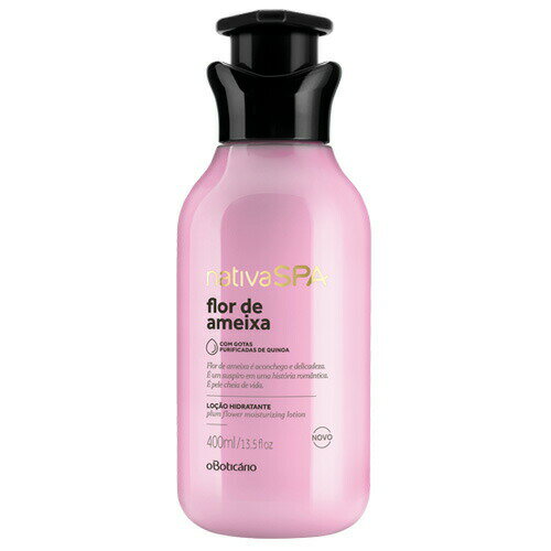 オ ボチカリオ ナチーバスパ ボディローション F-AME プルーンフラワー◆oBoticario NATIVA SPA LOCAO HIDRATANTE CORPORAL FLOR DE AMEIXA 400ml