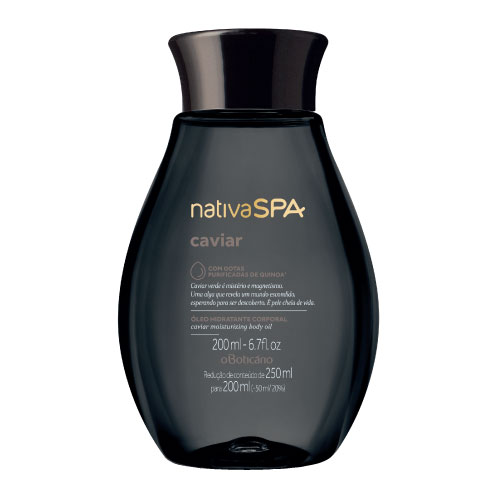 オ ボチカリオ ナチーバ スパ ボディオイル CAV◆oBoticario NATIVA SPA OLEO HIDRATANTE CORPORAL CAVIAR 200ml