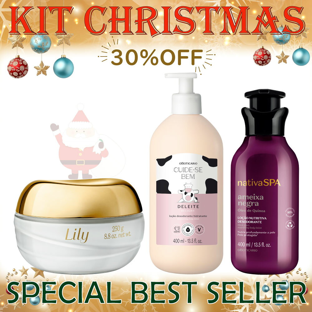 オ・ボチカリオ クリスマス スペシャルキット ベストセラー リリィ ボディクリーム クイデセベン ミル..