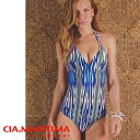 【均一SALE】CIA.MARITIMA カンパーニャ マリッチマ◆ブラジル インポート水着 ビーチウエア モザイク柄 ヨーロピアン ワンピース cm-1108...