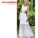 【均一SALE】CIA.MARITIMA カンパーニャ マリッチマ◆ブラジル インポート水着 ビーチウエア ロングドレス レース サークル モノキニ cm-14...