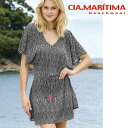 【均一SALE】CIA.MARITIMA カンパーニャ マリッチマ◆ブラジル インポート水着 ビーチウエア スイムドレス カフタン トライバル cm-1543