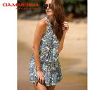 【均一SALE】CIA.MARITIMA カンパーニャ マリッチマ◆ブラジル インポート水着 ビーチウエア スイムドレス 幾何学模様 cm-2864