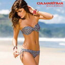 【均一SALE】CIA.MARITIMA カンパーニャ マリッチマ◆ブラジル インポート水着 ビーチウエア スイムウエア クロスバンドゥ 幾何学模様 cm-45...
