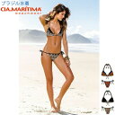 【均一SALE】CIA.MARITIMA カンパーニャ マリッチマ ブラジル インポート水着 ビーチウエア アフリカン柄 三角ビキニ cm-490