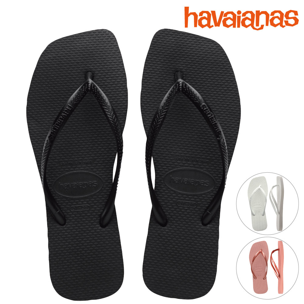 havaianas ハワイアナス◆ブラジル ビーチサンダル SLIM SQUARE スリム スクエア サンダル レディース メンズ ユニセックス hav-slimsquare