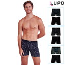 【値下げしました】LUPO ルポ◆ブラジル ブラジルランジェリー パンツ 下着 メンズ ショーツ ボクサーパンツ ロゴ コットン ペイズリー 無地 2枚組 lp...