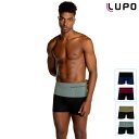 【値下げしました】LUPO ルポ◆ブラジル ブラジルランジェリー パンツ 下着 メンズ ショーツ ボクサーパンツ ロゴ バイカラー マイクロファイバー シームレ...