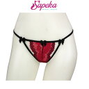 【50%OFF】SAPEKA サペッカ◆ブラジルランジェリー ブラジル ショーツ パンティ パンツ 下着 リボン Tバック レース ソング 紐パン ストリング ...