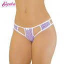 【50%OFF】Sapeka サペッカ◆ブラジル ブラジルランジェリー ショーツ パンティ パンツ 下着 Tバック ソング リーフ柄 カットアウト リボン sa...