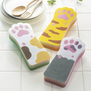 1個あたり74円【送料無料】【底まで洗える 猫の手ロングスポンジ180個セット】プチギフト 景品 キッチン 粗品 掃除 コップ用 水筒用