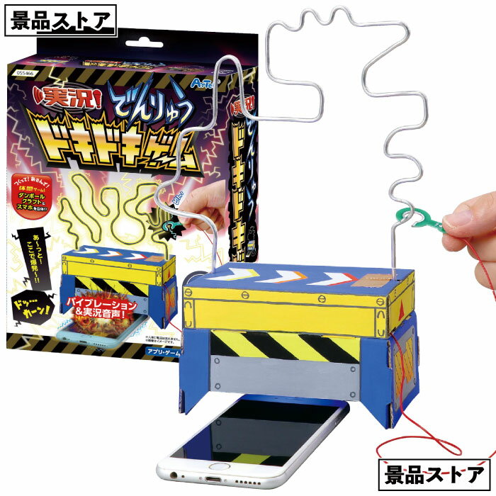 楽天景品ストア　楽天市場店【つくってあそんで！ 実況！でんりゅうドキドキゲーム】電流 ドキドキ ゲーム 作る 景品 お祭り 幼稚園 保育園 小学校 学校教材 学校資材 町内会 子供会 イベント 工作 図工 科学 実験 遊び クラフト サイエンス 知育 おもちゃ 玩具