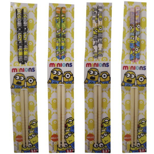 【ミニオンズ　お箸セット】景品 粗品 minions プチギフト プレゼント イベント usj ユニバ ボブ