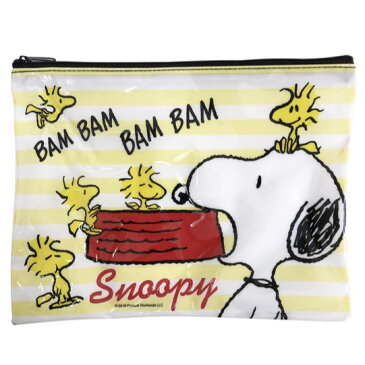 【スヌーピー　A5ポーチ】景品/粗品/小物ポーチ/ファスナーポーチ/snoopy