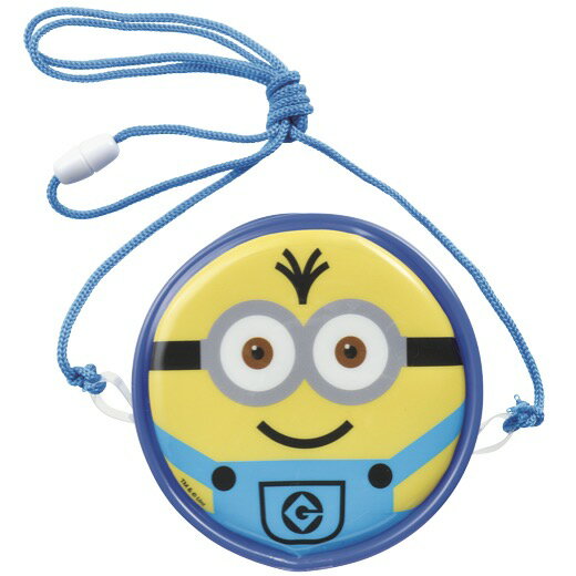 【ミニオンズ ひも付き丸型コインケース】景品 粗品 小銭入れ 小物入れ 財布 minions usj ユニバ 文具 小物ポーチ