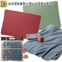 【シンプルカラー ラージブランケット】景品 粗品 プチギフト ノベルティー ビッグ 防寒 膝掛け プレゼント