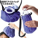 【2WAYアイスバッグボトルホルダー】アイスバッグ ボトルホルダー ノベルティー 景品 粗品 ギフト プチギフト 記念品 イベント プレゼント 店舗 病院施設 ...