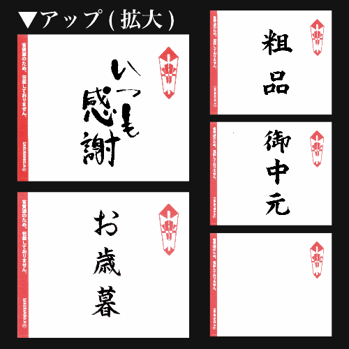 【のしメッセージエコシール（大）】【あす楽_point】熨斗 お歳暮 お中元 粗品 贈り物 景品 03P01Mar15