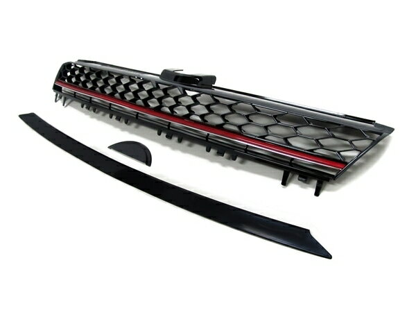 VW ゴルフ7(GOLF7) マークレスグリル/グロスブラック&ハニコム【AutoStyle】